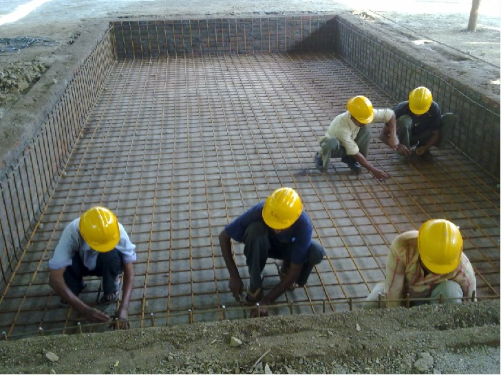 Modern construction project